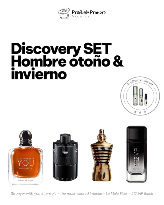 Discovery Set Hombre Otoño / Invierno – Intensidad & Calidez